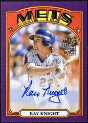 Ray Knight [Purple] Baseball Cards 2022 Topps Archives 1972 Fan Favorites Autographs Prices