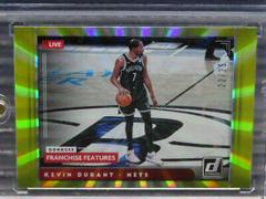 Kevin Durant [Yellow Laser] Basketball Cards 2021 Panini Donruss Franchise Features Prices
