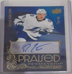 Ross Colton [Gold] #PP-RC Hockey Cards 2021 Upper Deck Ovation Praised Penmanship Autographs Prices