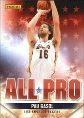 Pau Gasol Basketball Cards 2009 Panini All-Pro Team Prices