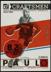 Chris Paul [Press Proof] Basketball Cards 2019 Panini Donruss Craftsmen Prices