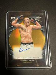 Serghei Spivac [Gold Refractor] #CVA-SSP Ufc Cards 2024 Topps Chrome UFC Veteran Autograph Prices