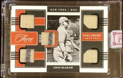 John McGraw [Black] #FCS-JM Baseball Cards 2022 Panini Three and Two Full Count Swatches Prices