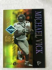Michael Vick [Gold Spotlight] Football Cards 2003 Leaf Limited Prices