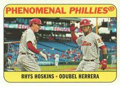 Odubel Herrera, Rhys Hoskins Baseball Cards 2018 Topps Heritage Combo Cards Prices