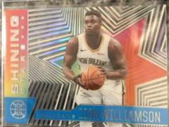 Zion Williamson [Sapphire] #13 Basketball Cards 2020 Panini Illusions Shining Stars Prices