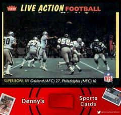 Super Bowl XV [Oakland vs. Philadelphia] Football Cards 1987 Fleer Team Action Prices