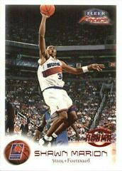 Shawn Marion #117 Basketball Cards 1999 Fleer Focus Prices