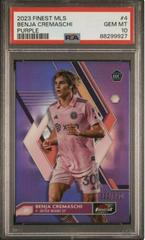 Benja Cremaschi [Purple Refractor] #4 Soccer Cards 2023 Finest MLS Prices