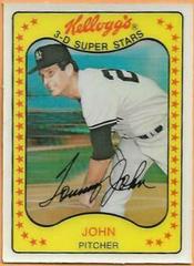 Tommy John #52 Baseball Cards 1981 Kellogg's Prices