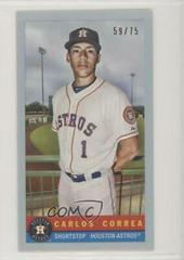 Carlos Correa [Light Blue] Baseball Cards 2017 Topps Archives 1959 Bazooka Prices