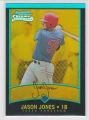 Jason Jones [Gold Refractor] #200 Baseball Cards 2001 Bowman Chrome Gold Prices