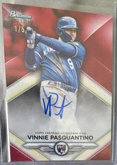Vinnie Pasquantino [Red] #RA-VP Baseball Cards 2023 Bowman Sterling Rookie Autographs Prices