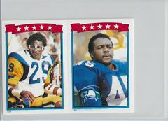 Eric Dickerson, Kenny Easley Football Cards 1985 Topps Stickers Prices