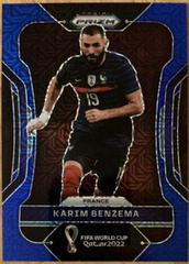 Karim Benzema [Blue Mojo] #99 Soccer Cards 2022 Panini Prizm World Cup Prices