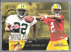 Aaron Brooks, De'Mond Parker Football Cards 1999 Skybox Dominion Prices