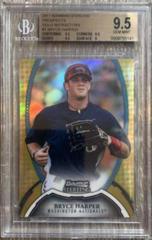 Bryce Harper [Prospects Gold Refractor] Baseball Cards 2011 Bowman Sterling Prices