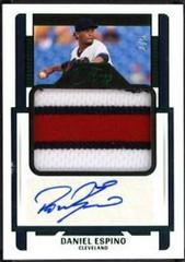 Daniel Espino [Jersey Autograph Emerald] #103 Baseball Cards 2023 Panini Three and Two Prices