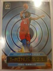 Joel Embiid Blue Basketball Cards 2019 Panini Donruss Optic T-Minus 3,2,1 Prices