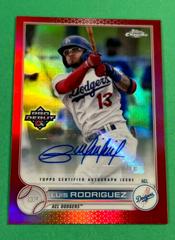 Luis Rodriguez [Autograph Red Refractor] #PDC-193 Baseball Cards 2022 Topps Pro Debut Chrome Prices