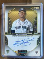 Julio Rodriguez #RA-JR Baseball Cards 2022 Topps Triple Threads Rookie Autographs Prices