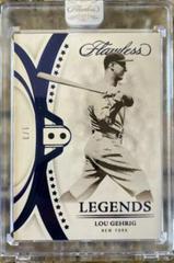 Lou Gehrig [Sapphire] #24 Baseball Cards 2022 Panini Flawless Prices