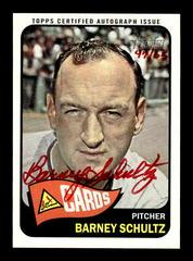 Barney Schultz [Red Ink] #BSC Baseball Cards 2014 Topps Heritage Real One Autographs Prices