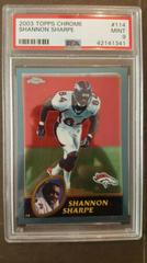 Shannon Sharpe #114 Football Cards 2003 Topps Chrome Prices