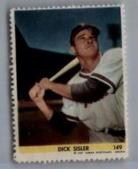 Dick Sisler #149 Baseball Cards 1949 Eureka Sportstamps Prices