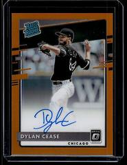 Dylan Cease [Orange] #RRS-DC Baseball Cards 2020 Panini Donruss Optic Rated Rookies Signatures Prices