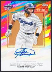 Jasson Dominguez [Gold] Baseball Cards 2022 Topps Pro Debut Future Cornerstones Autographs Prices