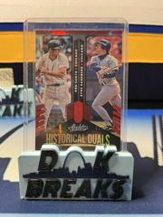 Ron Santo, Ryne Sandberg [Spectrum Red] Baseball Cards 2022 Panini Absolute Historical Duals Prices