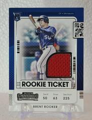Brent Rooker #RTJ-BR Baseball Cards 2021 Panini Contenders Rookie Ticket Jersey Prices
