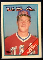 Jim Abbott Baseball Cards 1988 Topps Traded Tiffany Prices