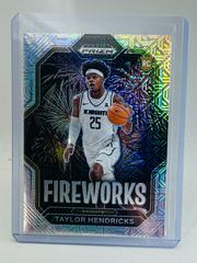Taylor Hendricks [Mojo] #2 Basketball Cards 2023 Panini Prizm Draft Picks Fireworks Prices