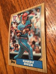 Randy Bush #364 Baseball Cards 1987 Topps Prices