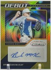 Brendan McKay [Gold Prizm] Baseball Cards 2021 Panini Prizm Debut Signatures Prices