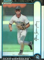 Alex Gonzalez [Refractor] #201 Baseball Cards 1999 Bowman Chrome Prices