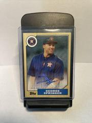 George Springer Baseball Cards 2017 Topps 1987 Autographs Prices