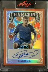 Neymar Jr. [Prismatic Orange] #C-N1 Soccer Cards 2022 Leaf Metal Champions Autographs Prices