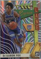 De'Aaron Fox [Holo] #19 Basketball Cards 2019 Panini Donruss Optic Express Lane Prices