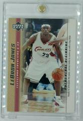 LeBron James [Gold] Basketball Cards 2003 Upper Deck Phenomenal Beginning Prices