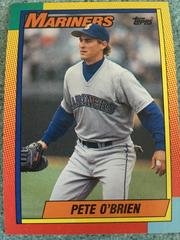 Pete O'Brien #82T Baseball Cards 1990 Topps Traded Prices