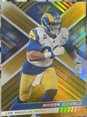 Aaron Donald [Gold] #60 Football Cards 2022 Panini XR Prices