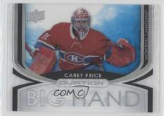 Carey Price #BH-16 Hockey Cards 2021 Upper Deck Ovation Big Hand Prices