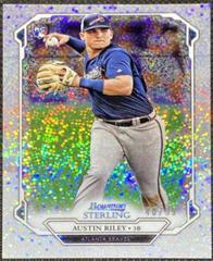 Austin Riley [Speckle Refractor] #BSR-69 Baseball Cards 2019 Bowman Sterling Prices