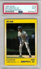 Ken Griffey Jr. #102 Baseball Cards 1990 Star Platinum Edition Prices
