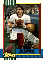 Jeff Rutledge #123T Football Cards 1990 Topps Traded Prices
