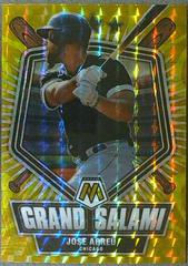 Jose Abreu [Reactive Yellow] Baseball Cards 2022 Panini Mosaic Grand Salami Prices