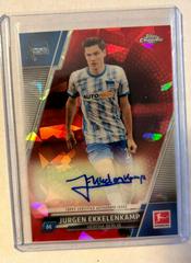 Jurgen Ekkelenkamp [Red] #BCA-JE Soccer Cards 2021 Topps Chrome Bundesliga Sapphire Autographs Prices